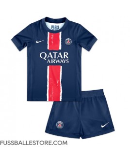 Günstige Paris Saint-Germain Heimtrikotsatz Kinder 2024-25 Kurzarm (+ Kurze Hosen)